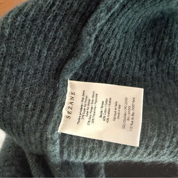 Sezane Teal Gaspard Cardigan - Picture 10 of 13